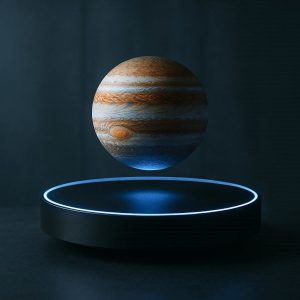 Magnetic Levitating Planet Model - Futuristic Science Decor